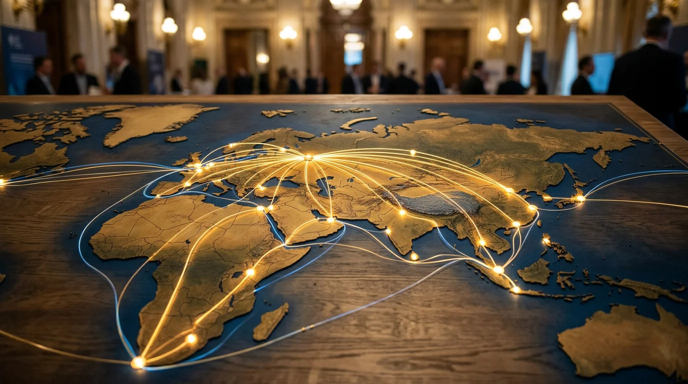 Карта глобальных экспортных маршрутов Боровской птицефабрики