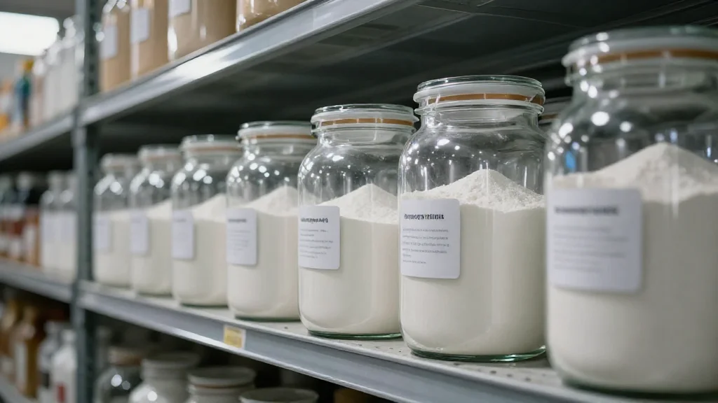 Правильное хранение оксида калия в герметичных контейнерах