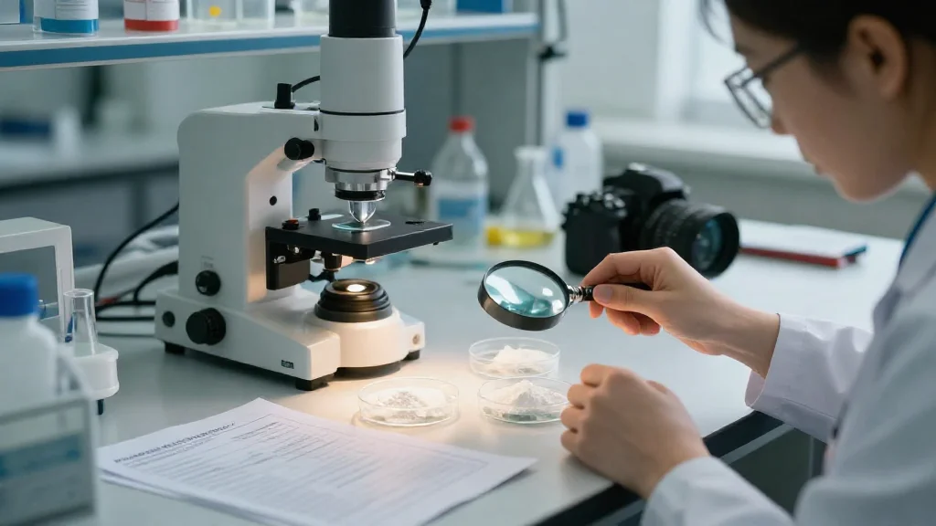 Контроль качества и анализ оксида калия в лаборатории