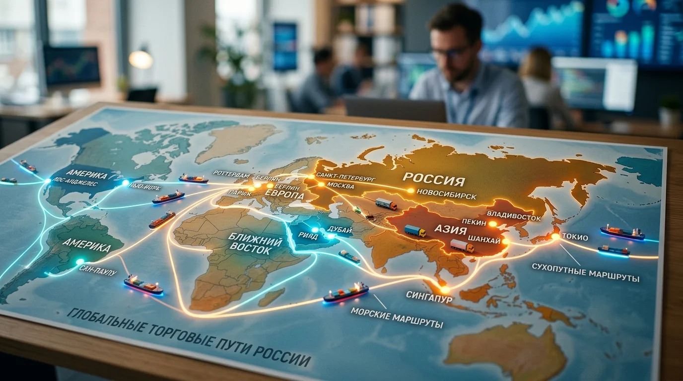 Глобальные экспортные маршруты алюмосиликатов из России на международные рынки