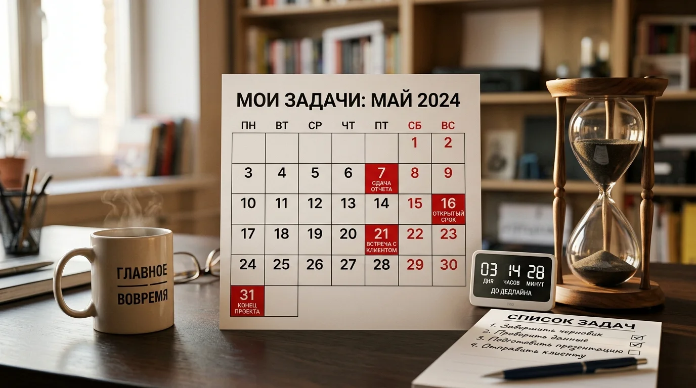 Календарь с критическими сроками подачи статистических форм