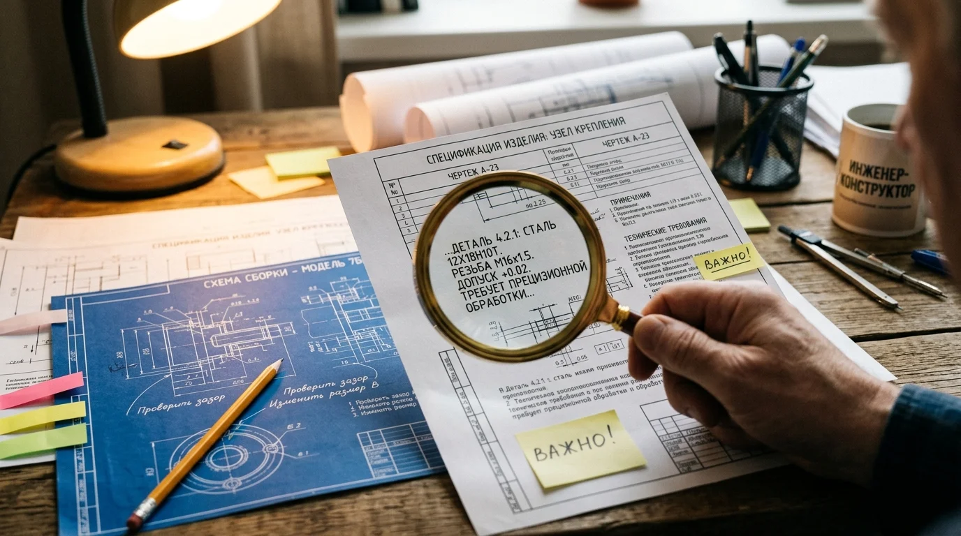 Детальный анализ технических характеристик товара для определения кода