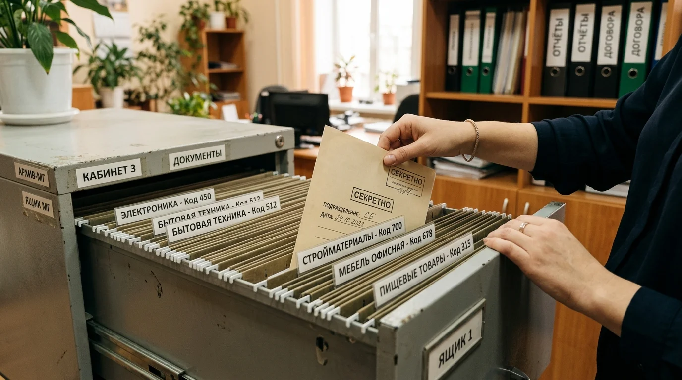 Организованное хранение документов, подтверждающих классификацию товаров