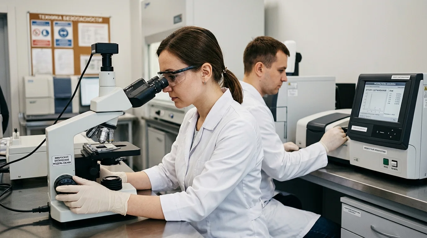 Лабораторные испытания и контроль качества птицепродукции