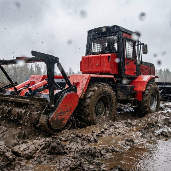 Самоходный колесный мульчер МТК-200