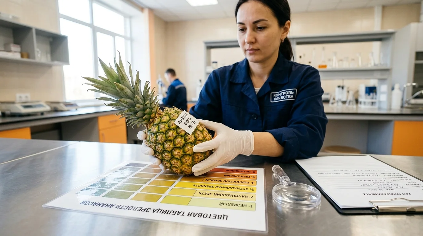 Проверка качества ананаса по стандартам ГОСТ