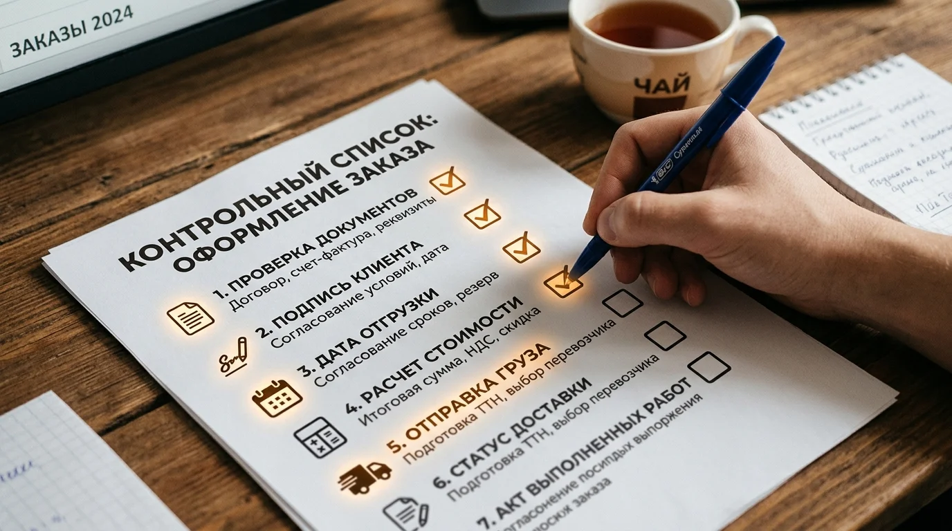 Контрольный чек-лист для проверки УПД перед отгрузкой