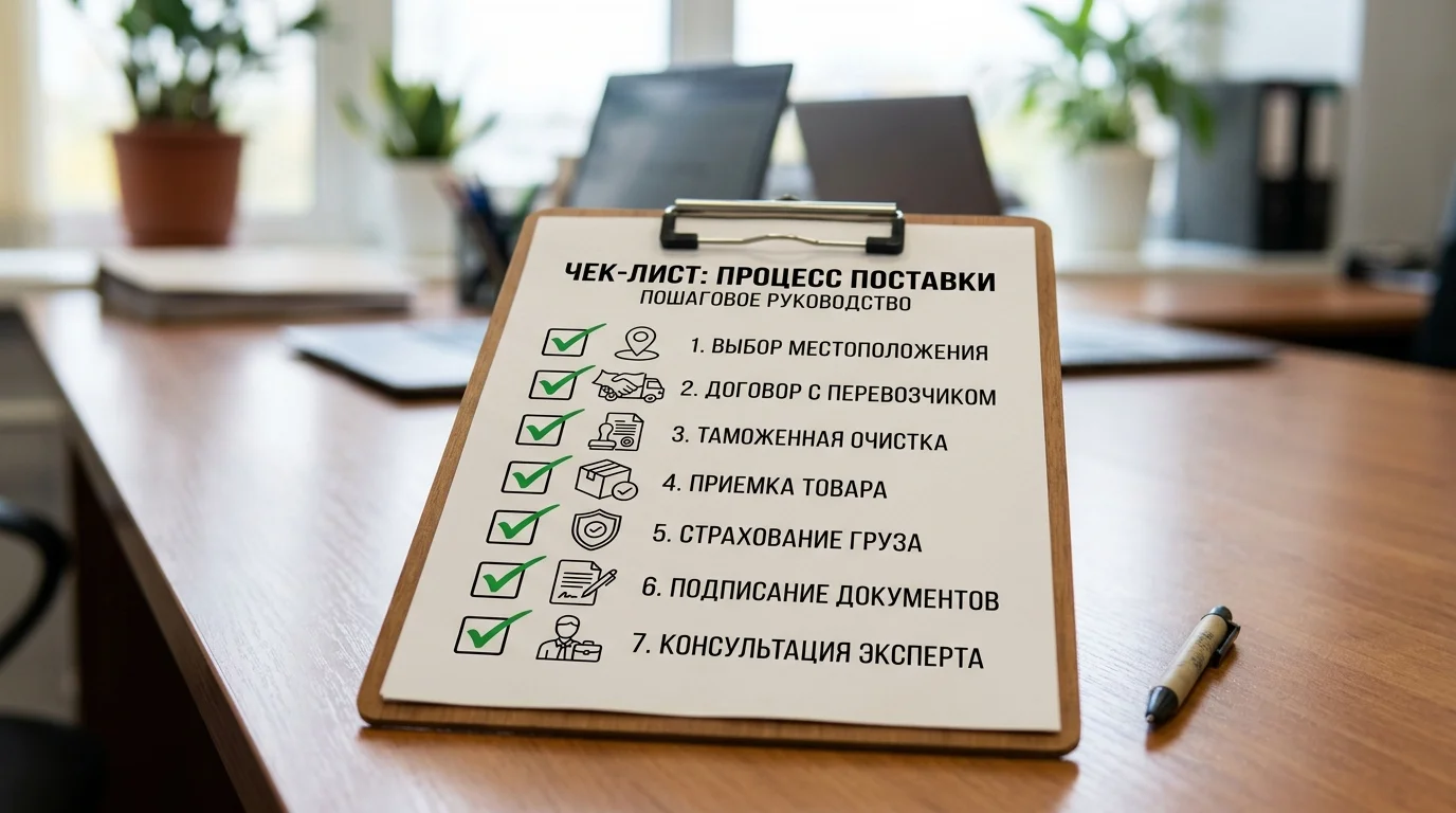 Чек-лист подготовки к заключению контракта на условиях FCA