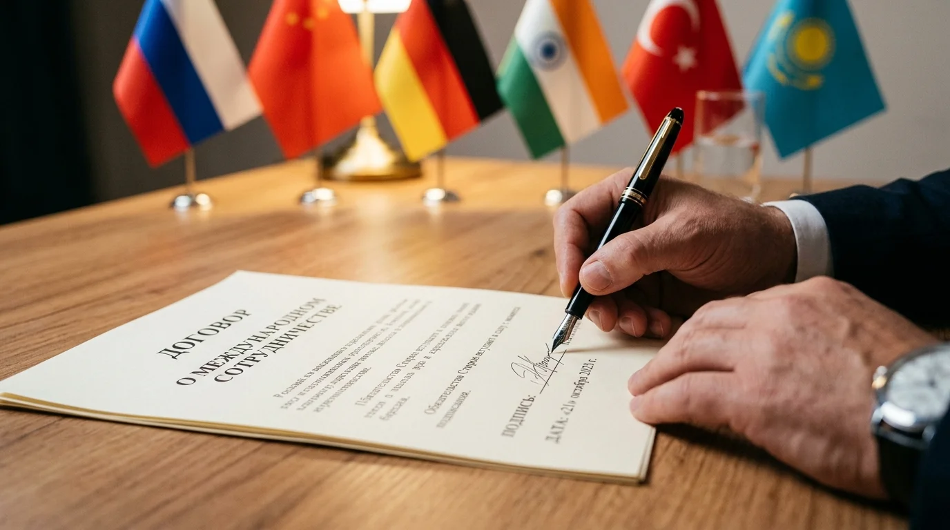 Подписание внешнеторгового контракта с иностранным поставщиком