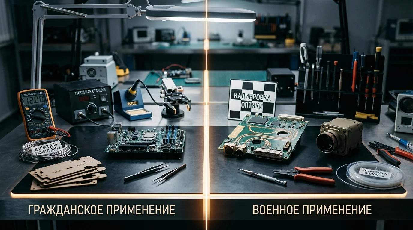 Высокотехнологичные компоненты двойного назначения на рабочем столе