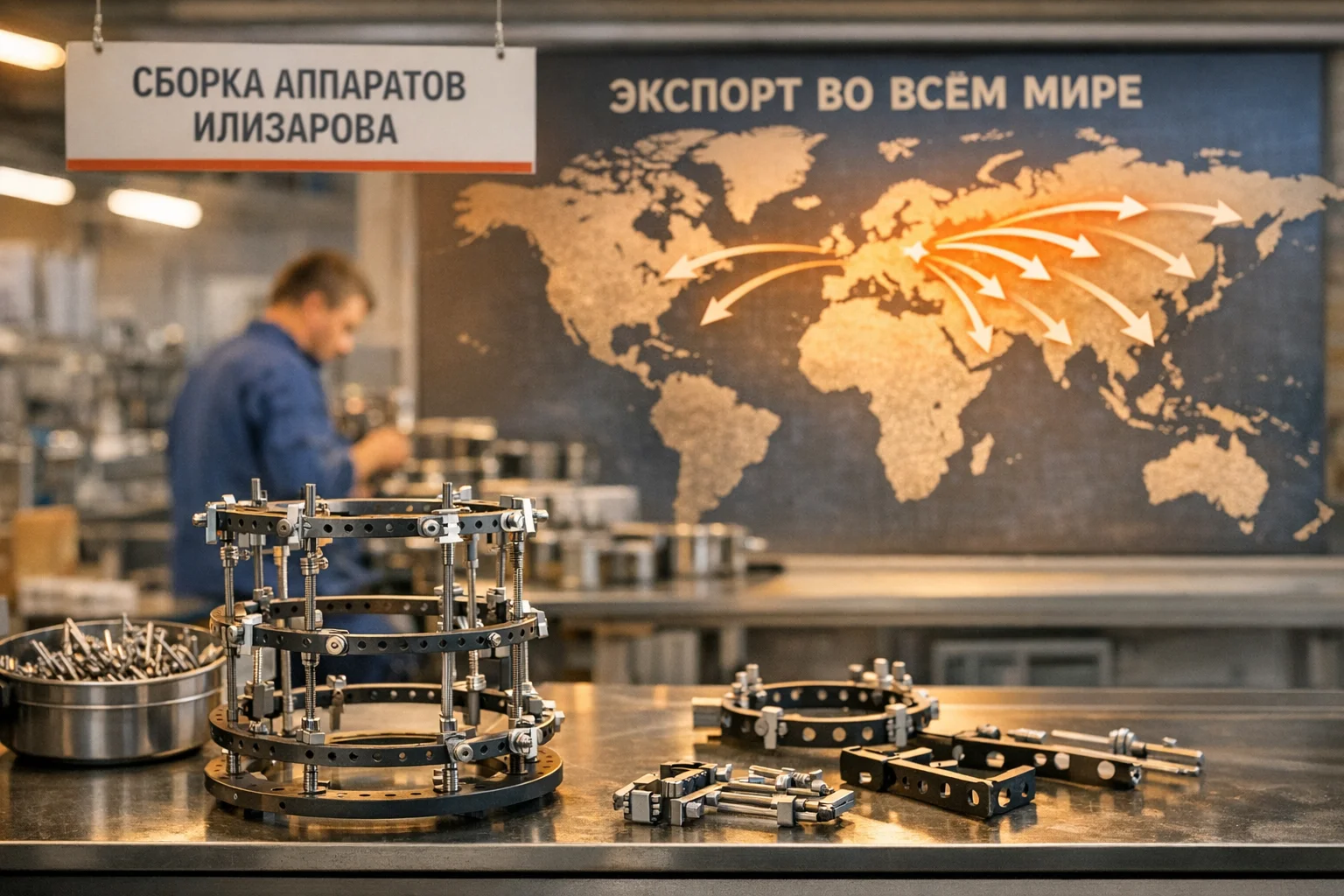 Российское производство аппаратов Илизарова для глобального экспорта