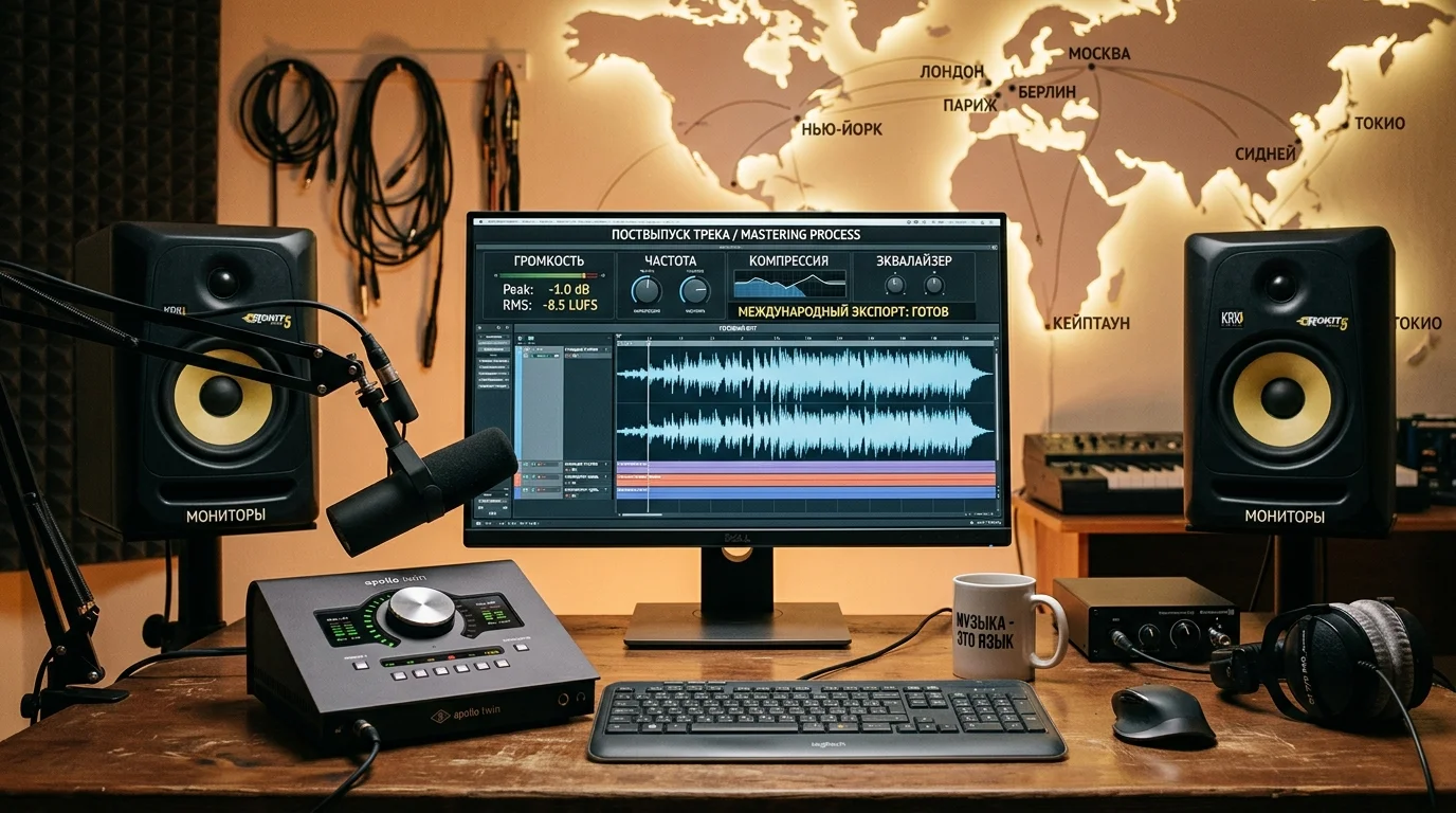 Профессиональный мастеринг битов перед экспортом на зарубежные площадки