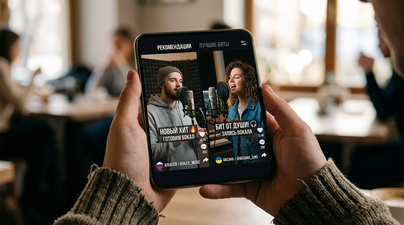 Продвижение битов через короткие видео в социальных сетях