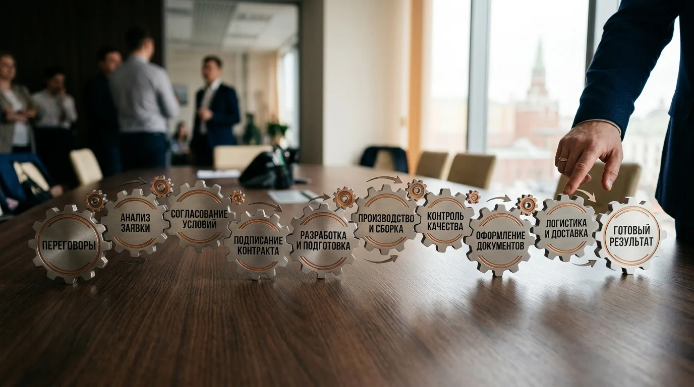 Пошаговый процесс организации поставки из Китая