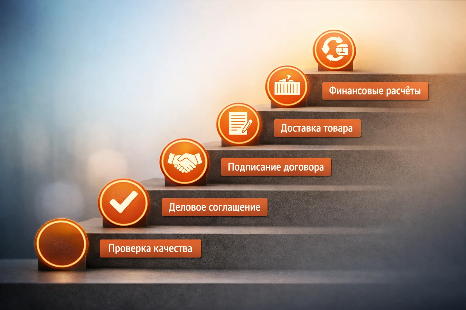 Пошаговая схема передачи товара под реализацию